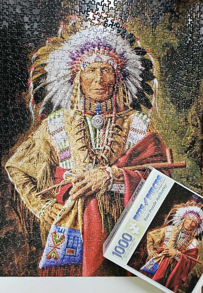 Chief Of The Rosebud - Bits And Pieces puzzle collectible [Barcode 192949011091] - Main Image 4