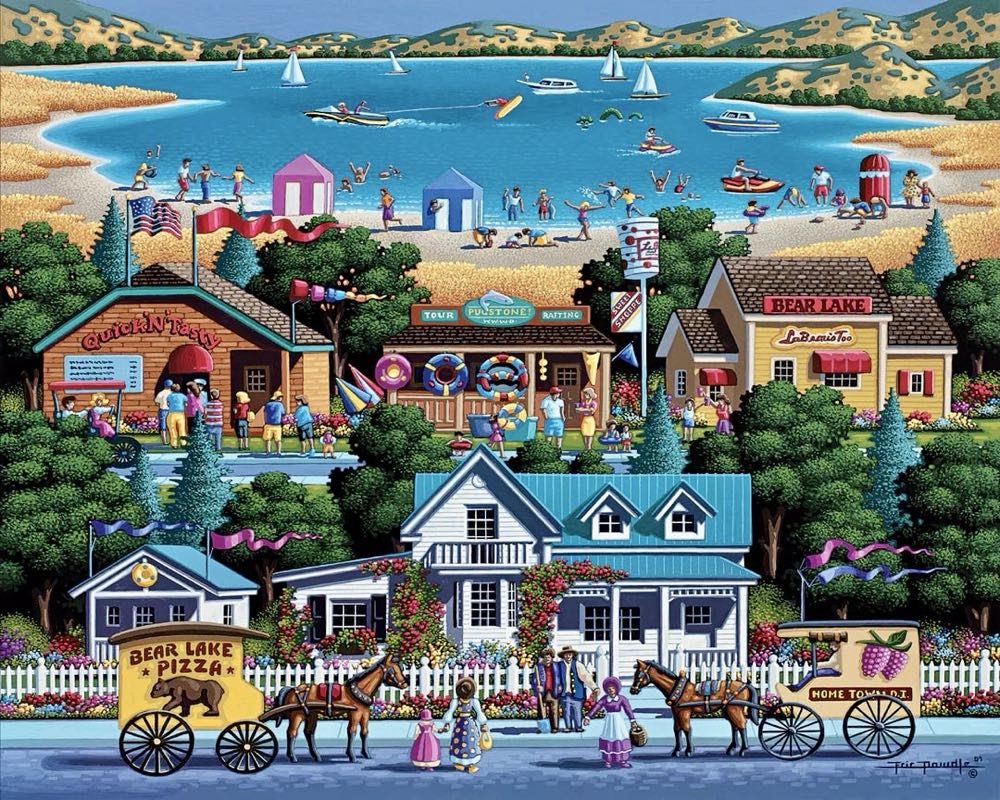 Bear Lake (V) NFT - Dowdle puzzle collectible [Barcode 671095001182] - Main Image 2