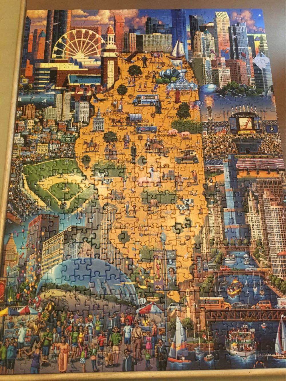 Best Of Chicago - Dowdle puzzle collectible [Barcode 671095203982] - Main Image 2