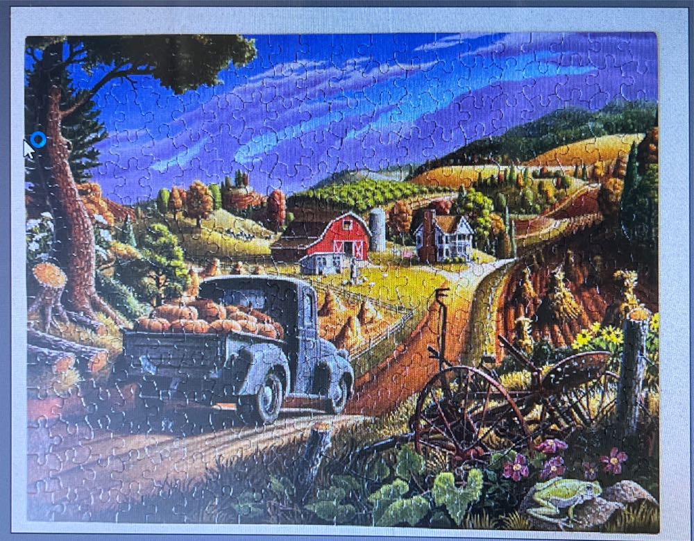 Pumpkin Farm - Ceaco puzzle collectible [Barcode 021081240277] - Main Image 2