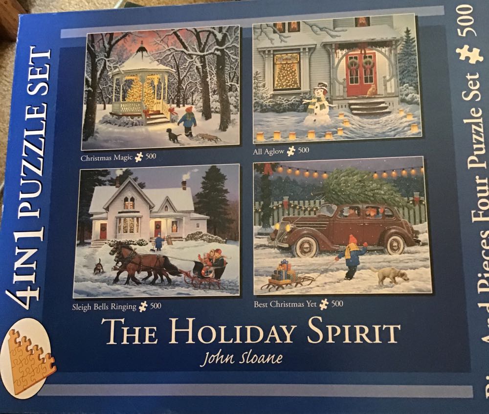 The Holiday Spirit - Bits And Pieces puzzle collectible [Barcode 704812475826] - Main Image 1