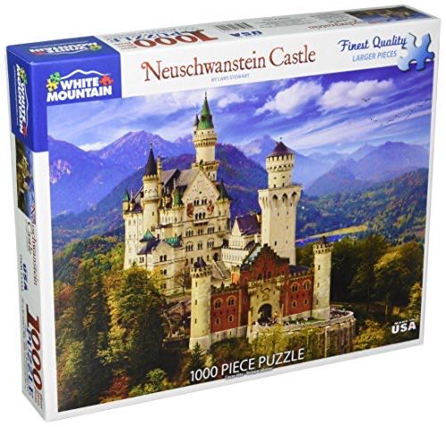 Neuschwanstein Castle - White Mountain Puzzles puzzle collectible [Barcode 724819260256] - Main Image 1