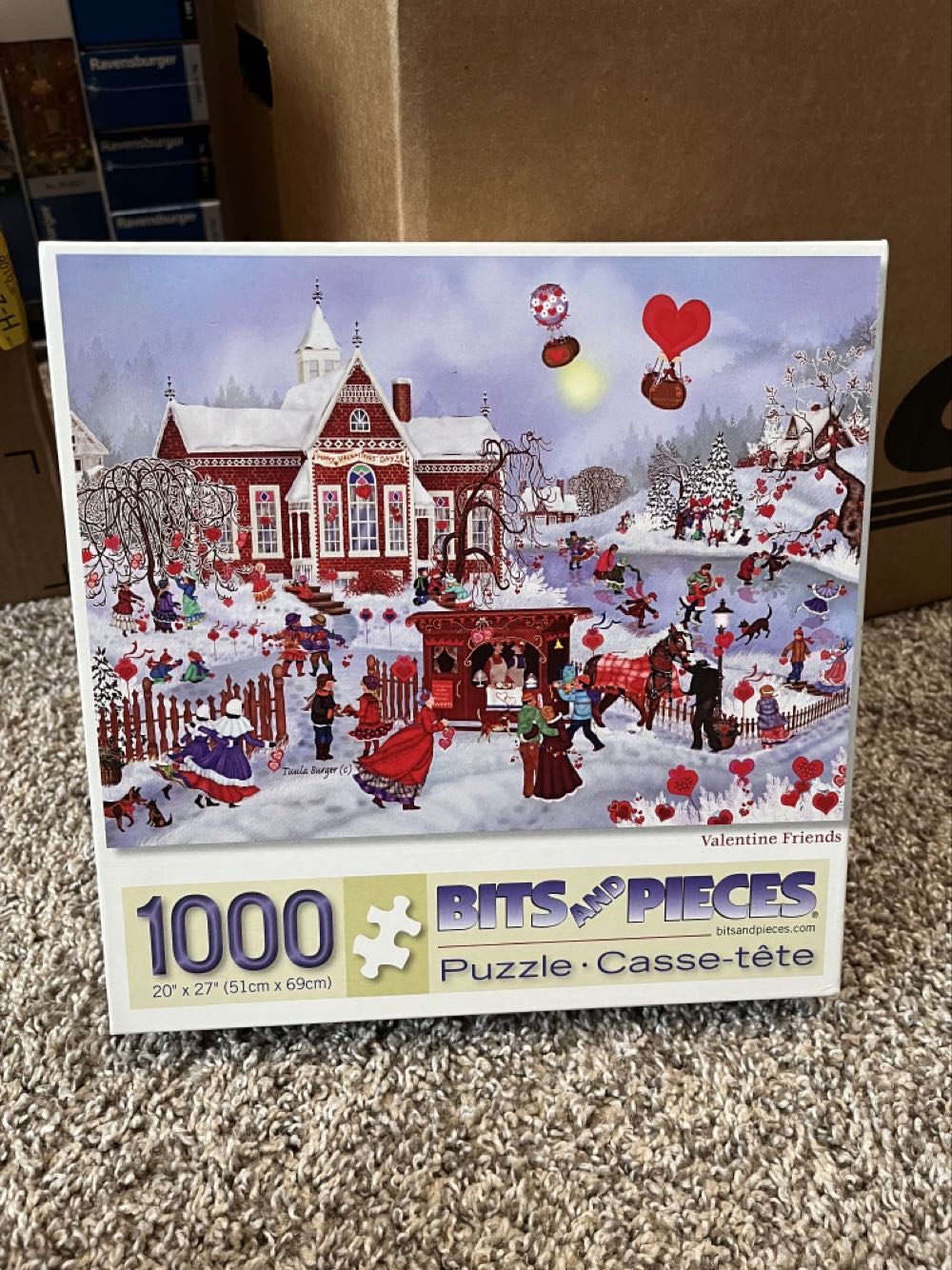 Valentine friends - Bits And Pieces puzzle collectible [Barcode 704812106829] - Main Image 2