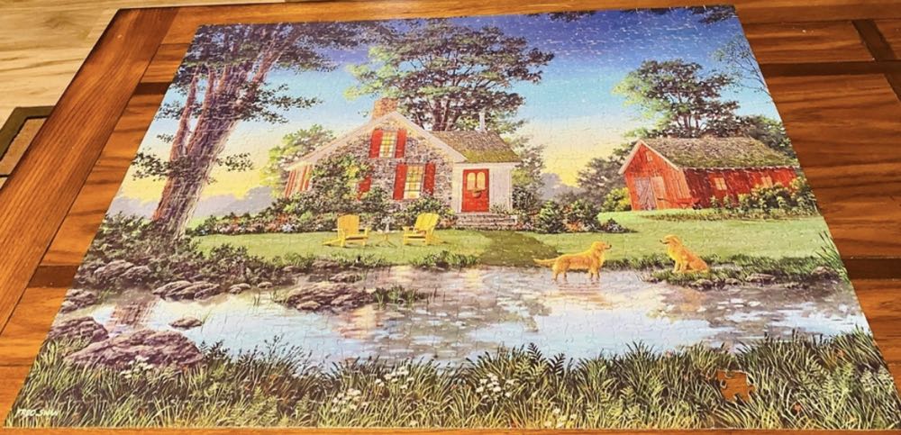 Summer Gold - White Mountain Puzzles puzzle collectible [Barcode 724819252398] - Main Image 2