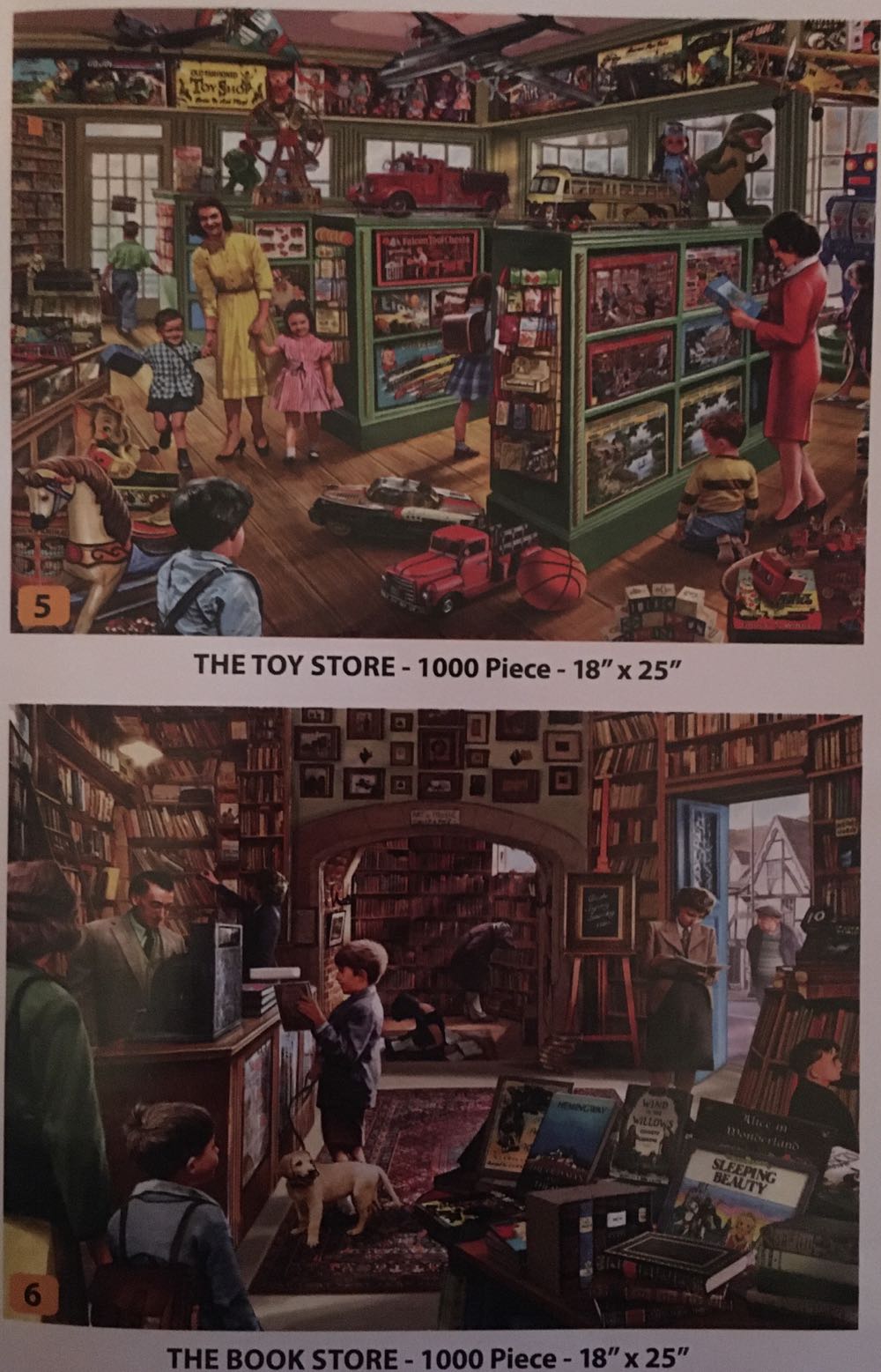 6 Puzzles - White Mountain puzzle collectible [Barcode 724819258994] - Main Image 4