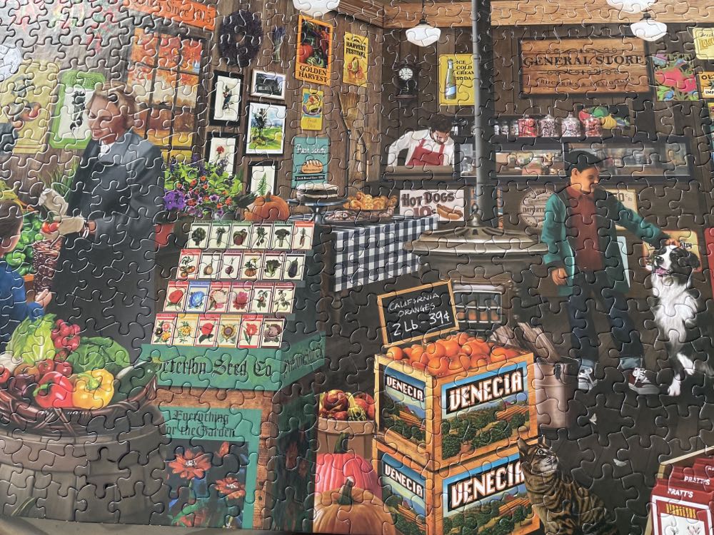 Local Market - White Mountain puzzle collectible [Barcode 724819261383] - Main Image 2