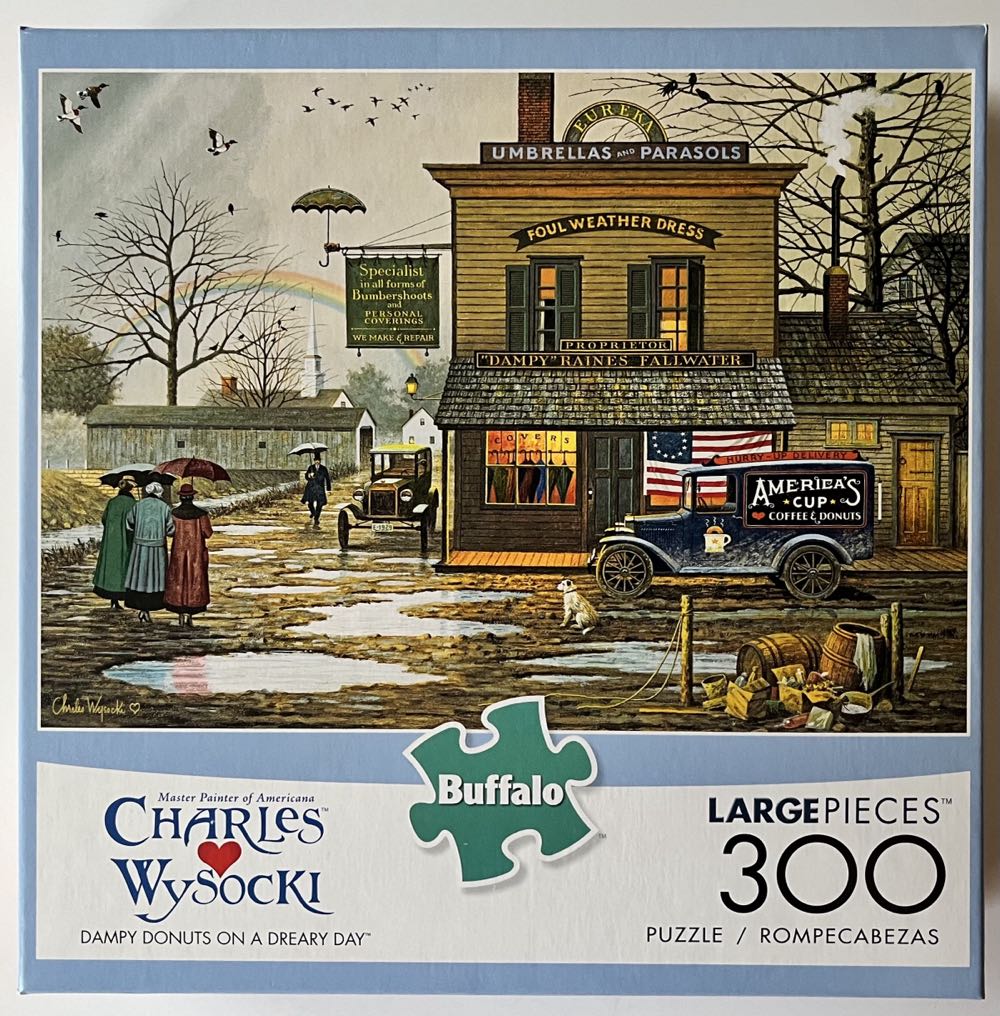 Dampy Donuts On A Dreary Day - Buffalo Games puzzle collectible [Barcode 079346026630] - Main Image 4