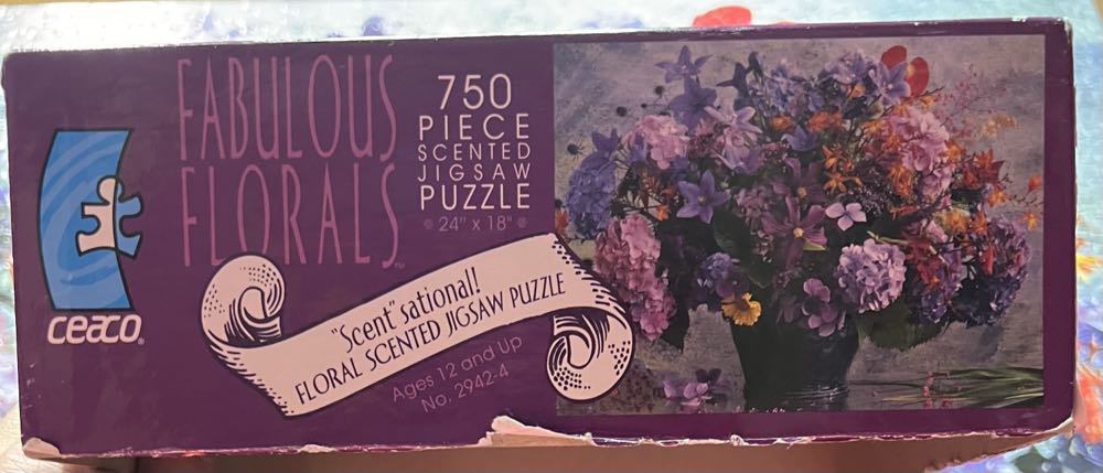 Fabulous Florals - Ceaco puzzle collectible [Barcode 021081029421] - Main Image 3