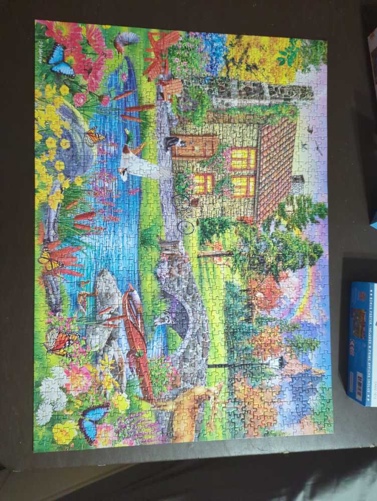 Stoney Brook Cottage - MasterPieces puzzle collectible [Barcode 705988719844] - Main Image 2