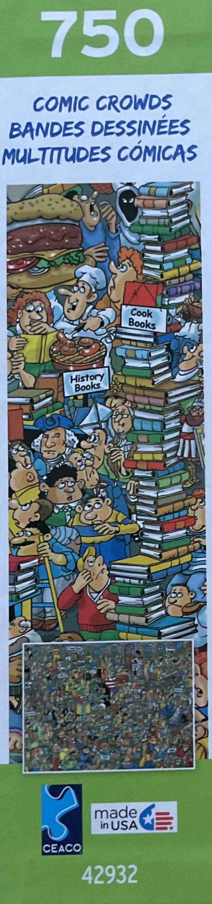 Book Fair - Ceaco puzzle collectible [Barcode 021081291545] - Main Image 3