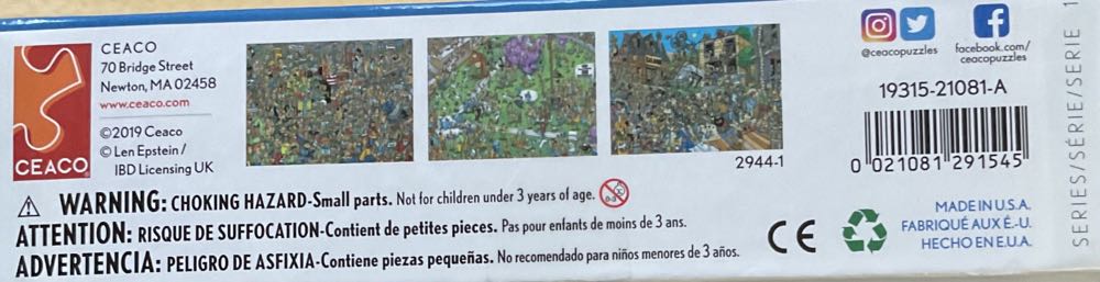 Book Fair - Ceaco puzzle collectible [Barcode 021081291545] - Main Image 4