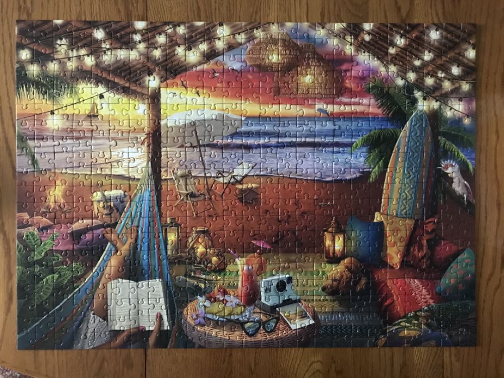 Cozy Cabana ✅  Frame - Ravensburger puzzle collectible [Barcode 4005556167951] - Main Image 3