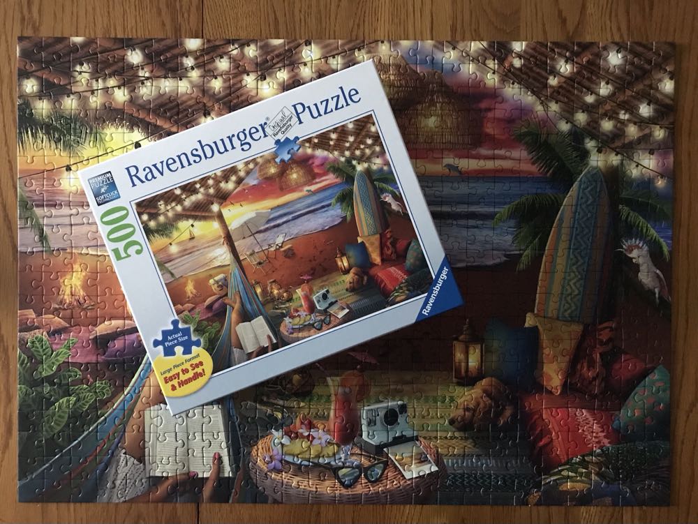 Cozy Cabana ✅  Frame - Ravensburger puzzle collectible [Barcode 4005556167951] - Main Image 4