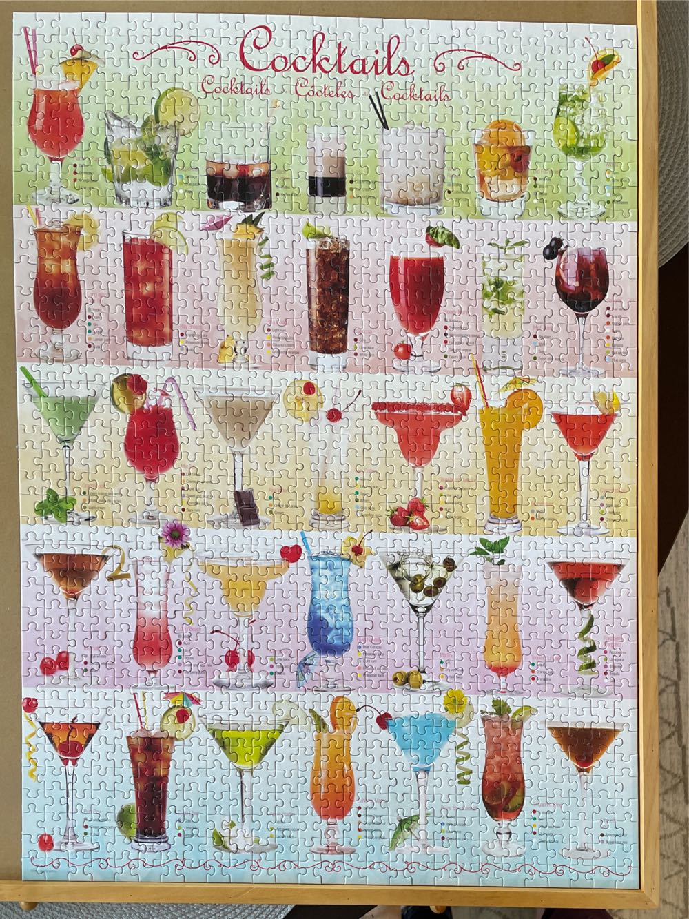 Cocktails - Eurographics puzzle collectible [Barcode 628136605885] - Main Image 3