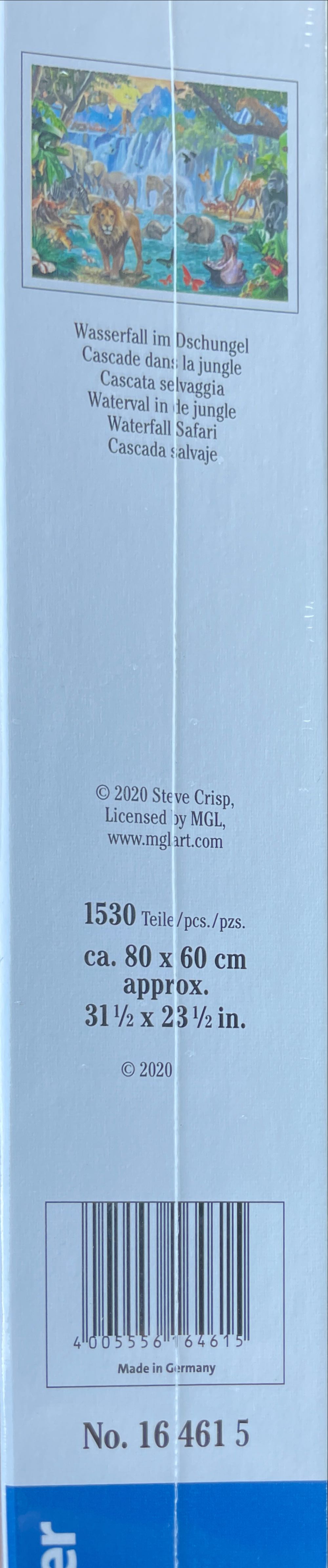 Y Rhonda - Waterfall Safari 💎 - Ravensburger puzzle collectible [Barcode 4005556164615] - Main Image 2