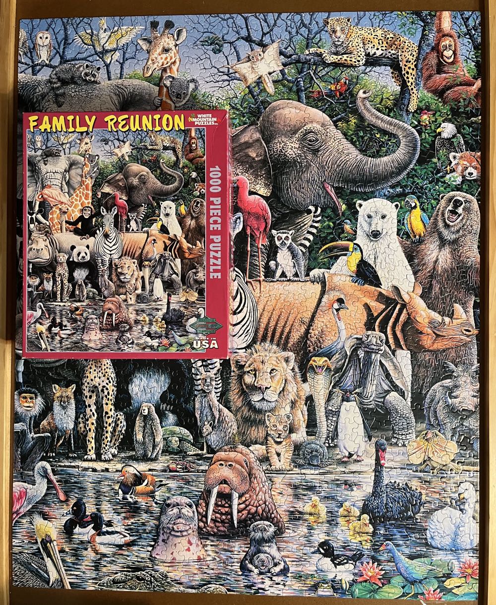 Family Reunion C🚪 📸 - White Mountain puzzle collectible [Barcode 724819252251] - Main Image 3