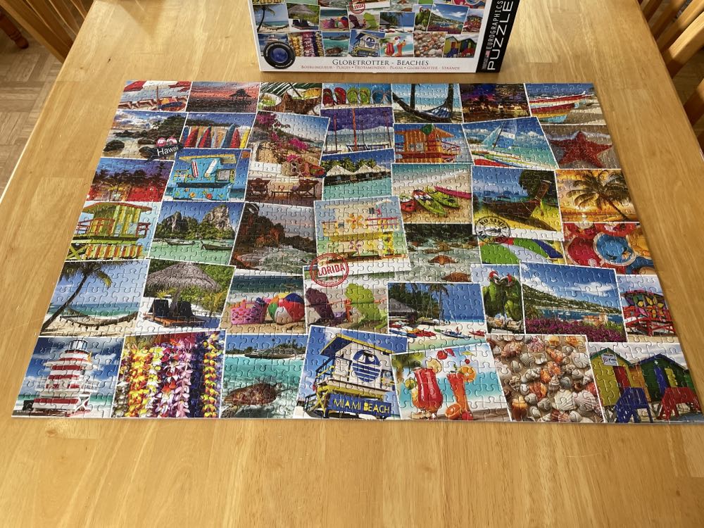 Globetrotter - Beaches - Eurographics puzzle collectible [Barcode 628136607612] - Main Image 3