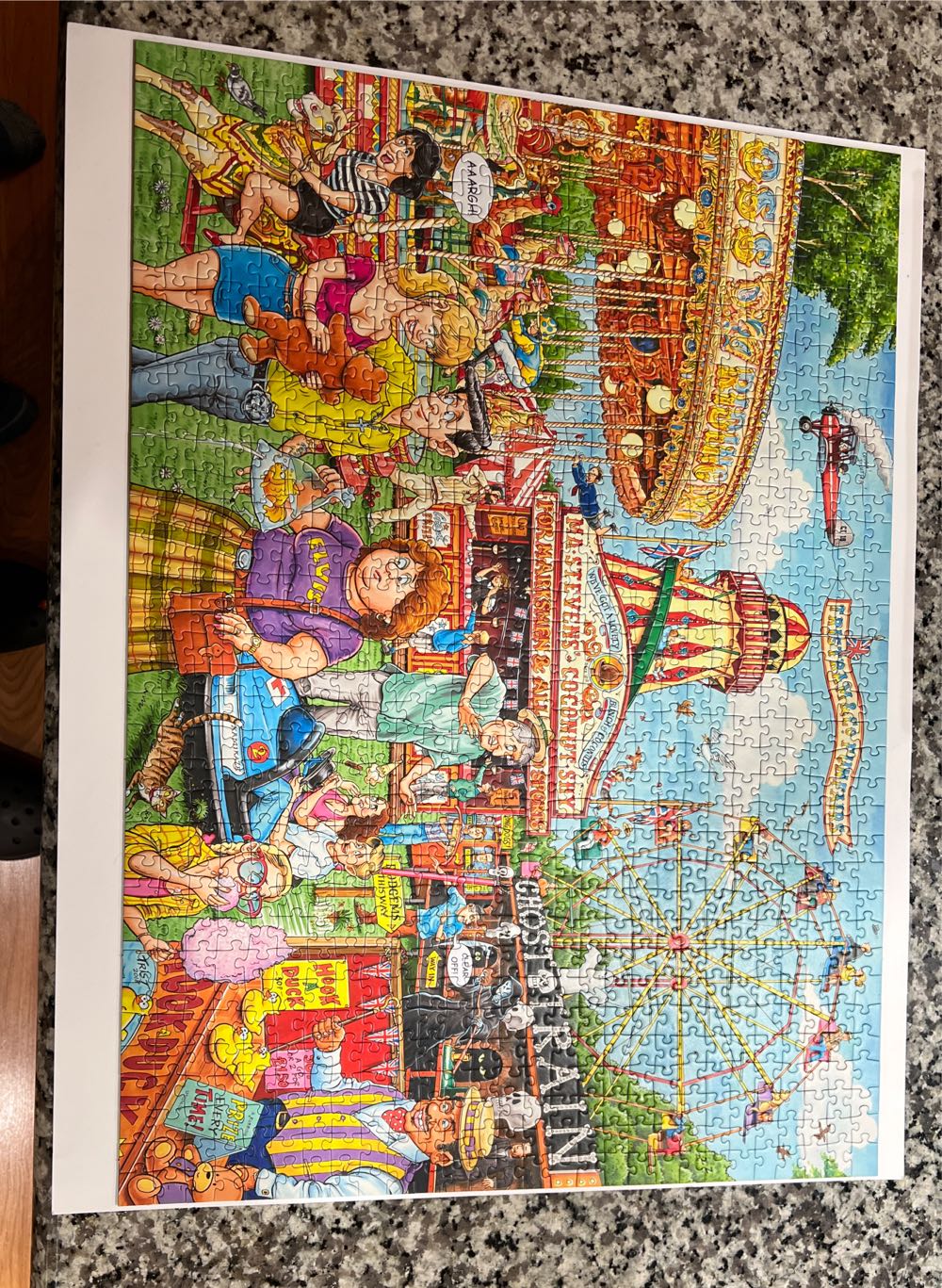 Best Of British #21, The Fairgrounds - Ravensburger puzzle collectible [Barcode 4005556139903] - Main Image 2