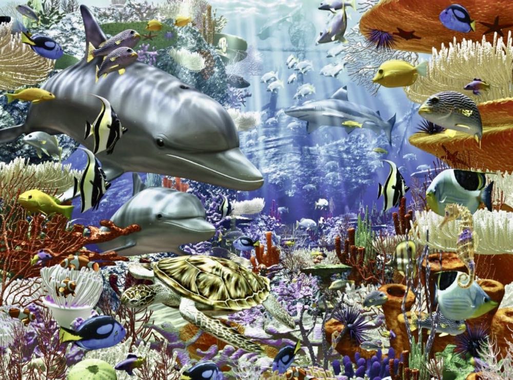 Oceanic Wonders - Ravensburger Premium Puzzle puzzle collectible [Barcode 4005556170272] - Main Image 2