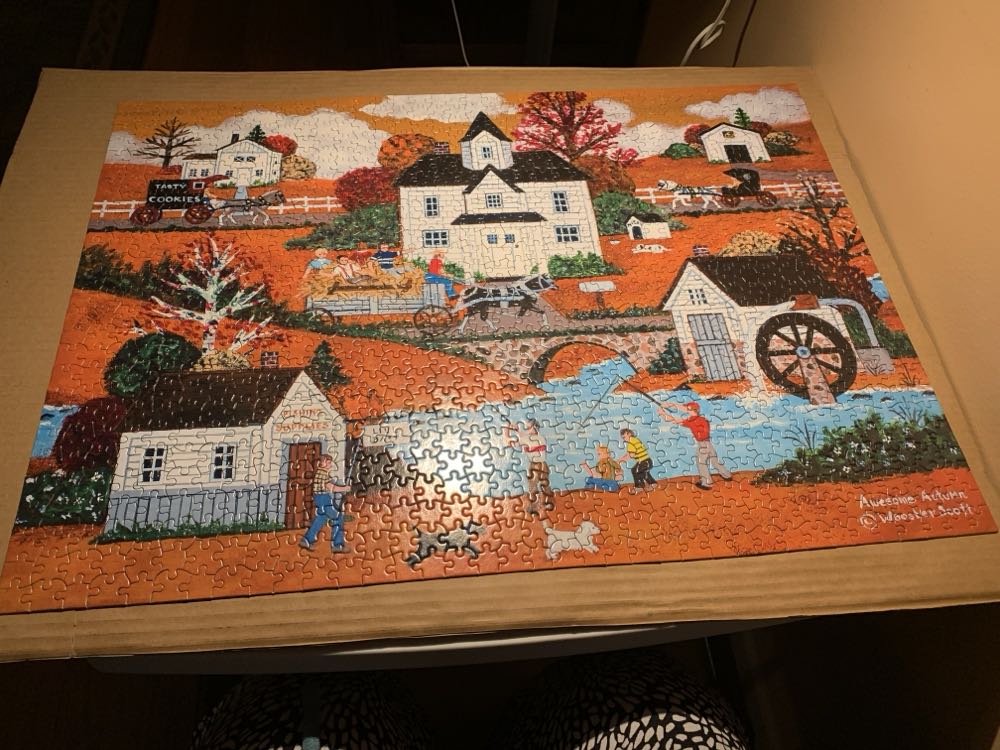 Awesome Autumn - Ceaco puzzle collectible [Barcode 021081332064] - Main Image 3