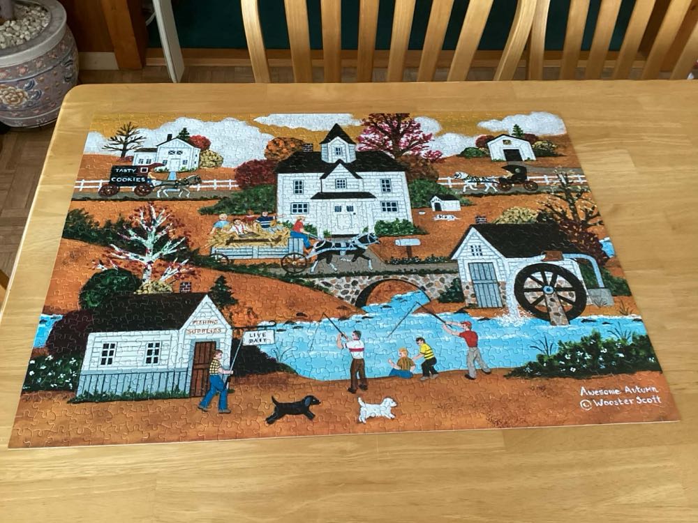 Awesome Autumn - Ceaco puzzle collectible [Barcode 021081332064] - Main Image 4