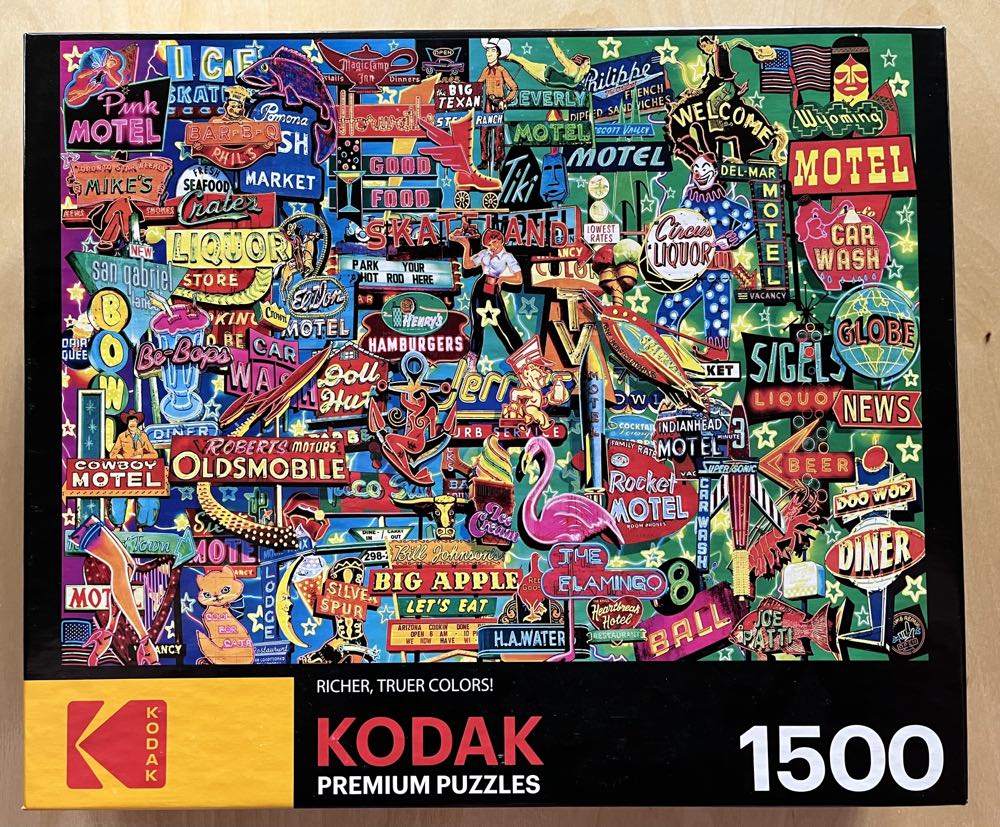 Neon Retro Signs - Kodak puzzle collectible [Barcode 4895145421706] - Main Image 2