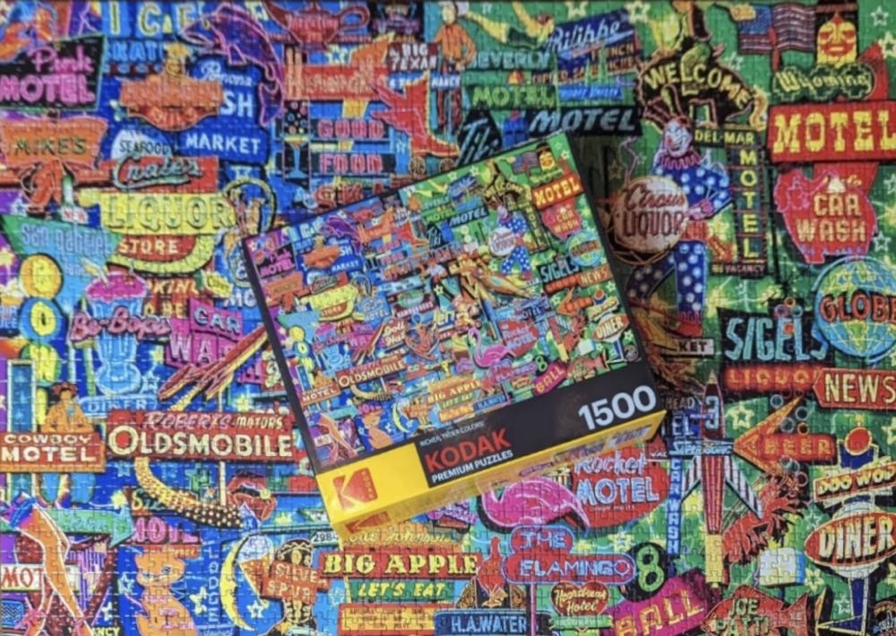 Neon Retro Signs - Kodak puzzle collectible [Barcode 4895145421706] - Main Image 4