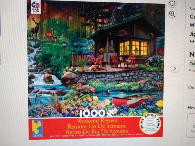Weekend Retreat  -  Ceaco puzzle collectible [Barcode 0021081310062] - Main Image 2