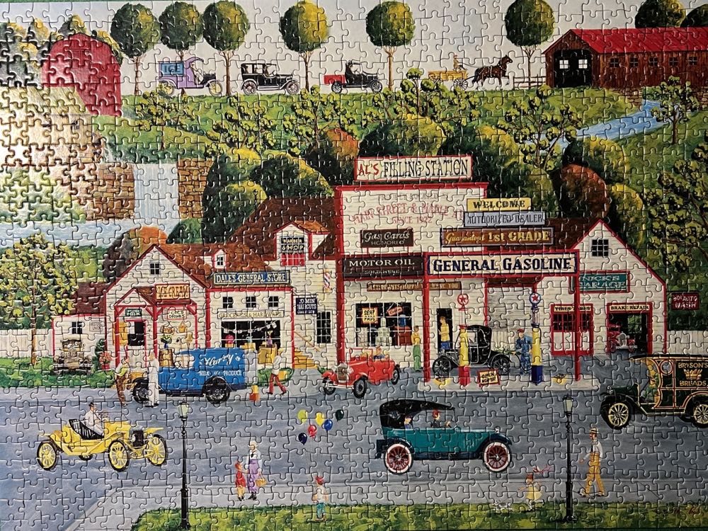 Old Filling Station - Master Pieces puzzle collectible [Barcode 705988716263] - Main Image 2