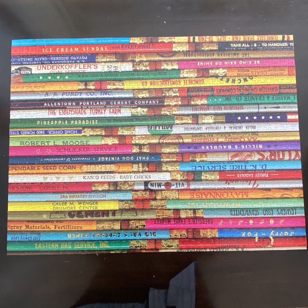 Vintage Pencils - Galison puzzle collectible [Barcode 9780735353251] - Main Image 2