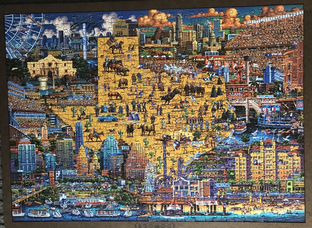 Best of Texas - Dowdle puzzle collectible [Barcode 671095004039] - Main Image 2