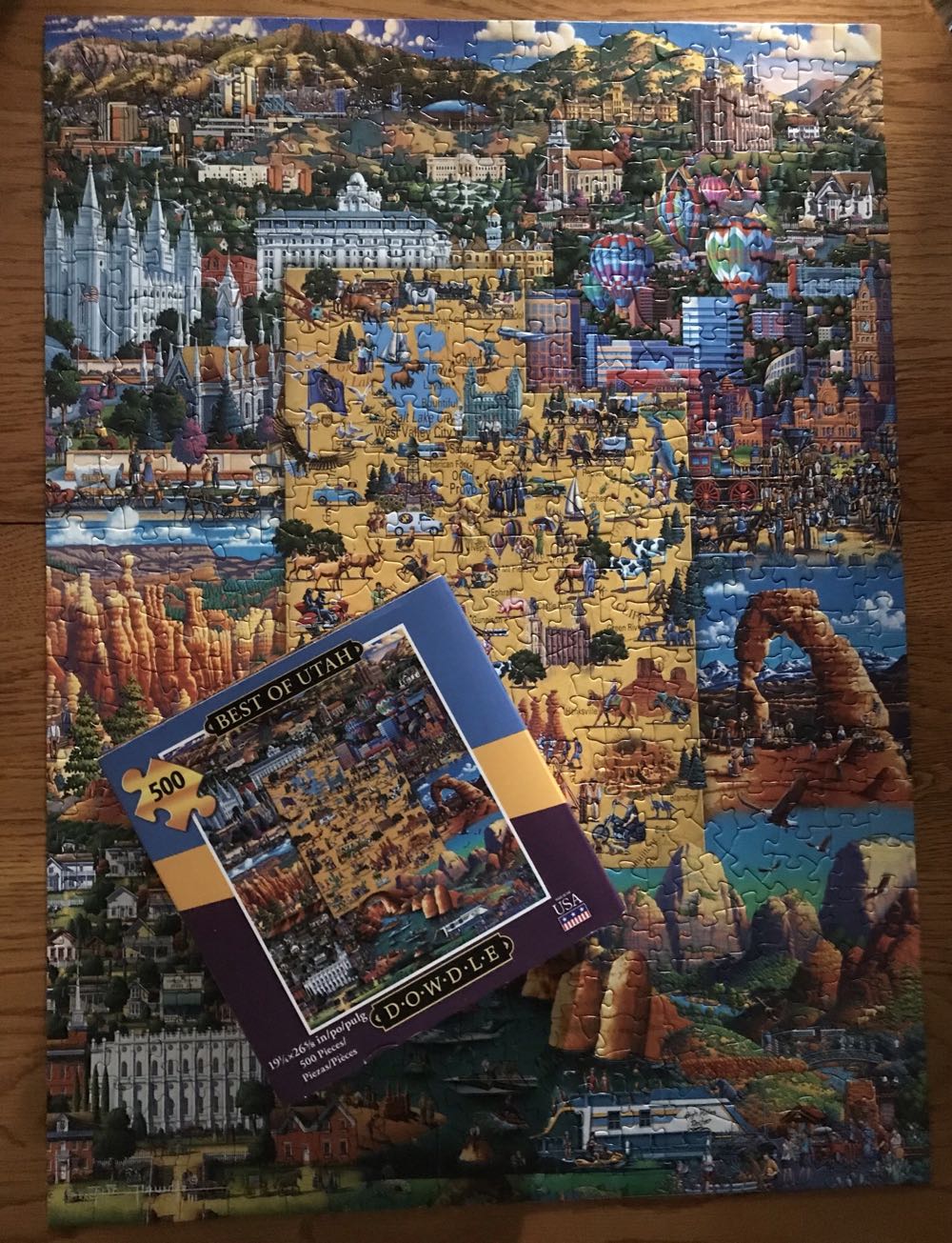 Best Of Utah - Dowdle puzzle collectible [Barcode 671095004060] - Main Image 3