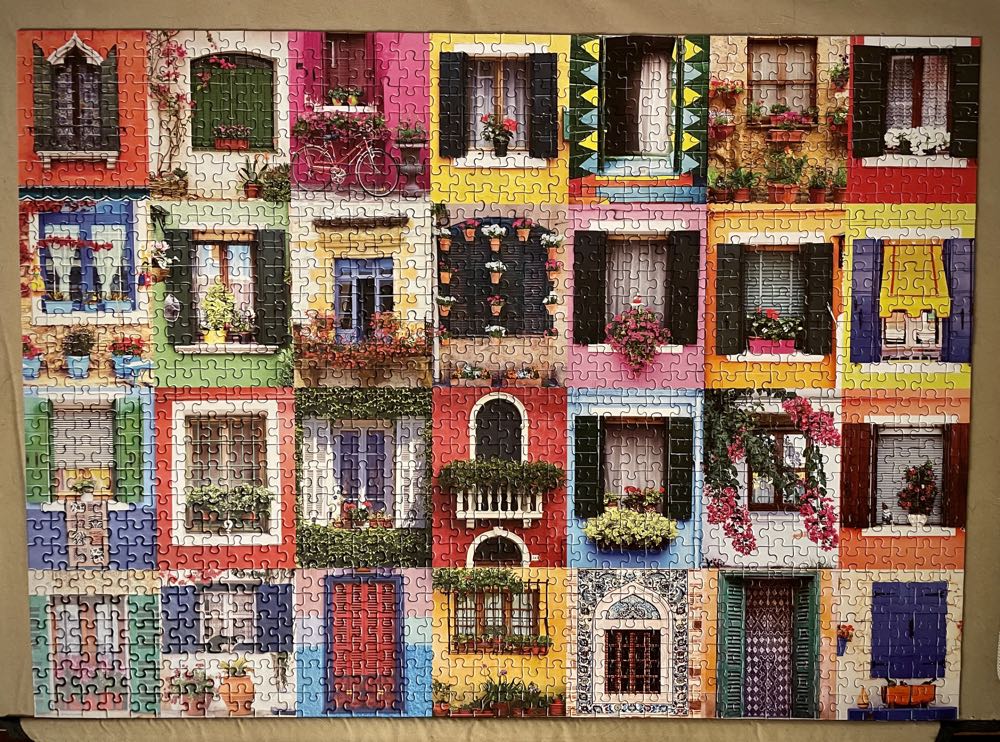Mediterranean Windows - Eurographics puzzle collectible [Barcode 628136653503] - Main Image 2