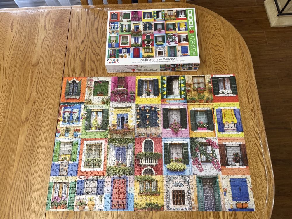 Mediterranean Windows - Eurographics puzzle collectible [Barcode 628136653503] - Main Image 3