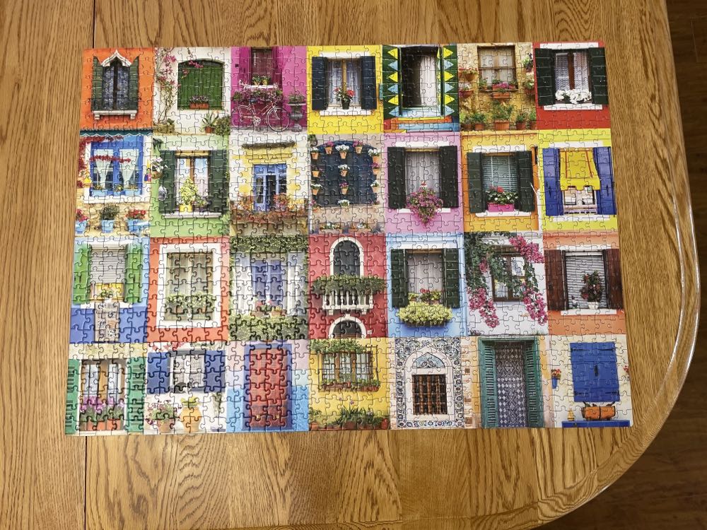 Mediterranean Windows - Eurographics puzzle collectible [Barcode 628136653503] - Main Image 4