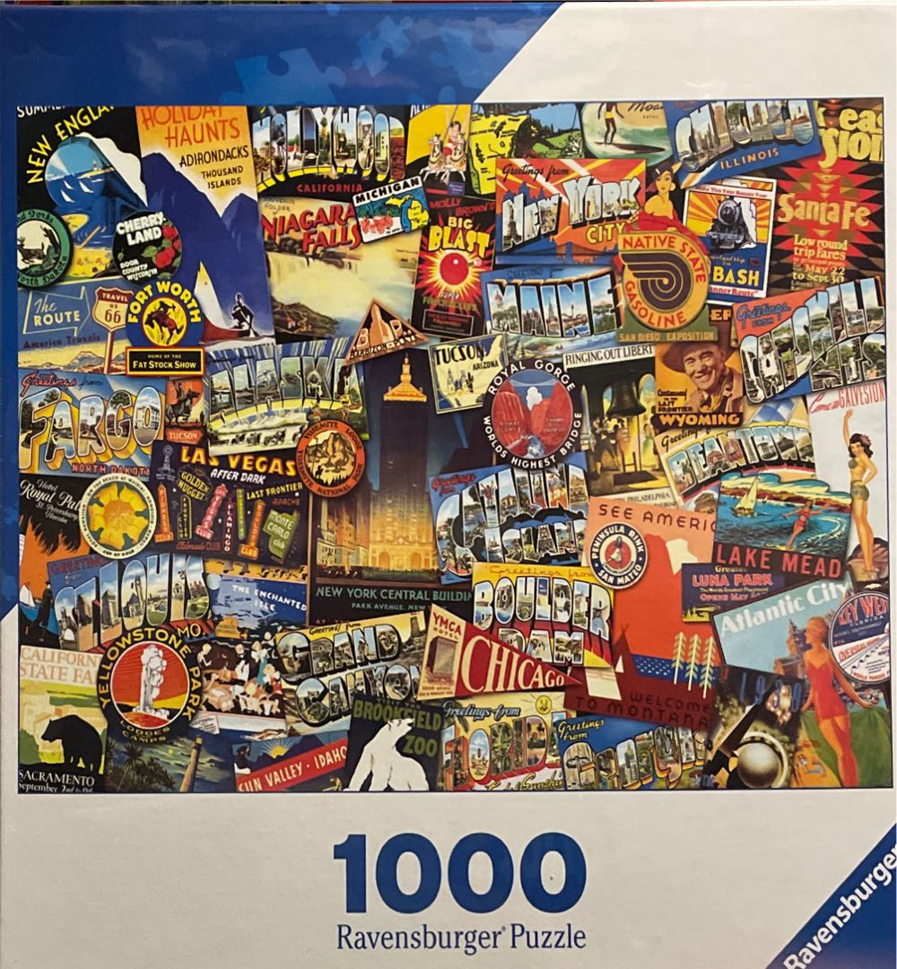 Road Trip USA - Ravensburger puzzle collectible [Barcode 4005556820696] - Main Image 2