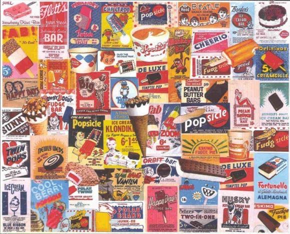 Ice Cream Bars - White Mountain puzzle collectible [Barcode 724819260935] - Main Image 2