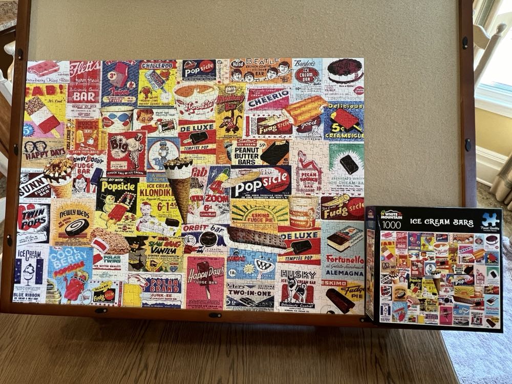Ice Cream Bars - White Mountain puzzle collectible [Barcode 724819260935] - Main Image 4
