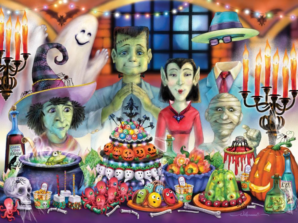 Monster Banquet - 264, 10/18/22 - Vermont Christmas Company puzzle collectible [Barcode 819273021175] - Main Image 2