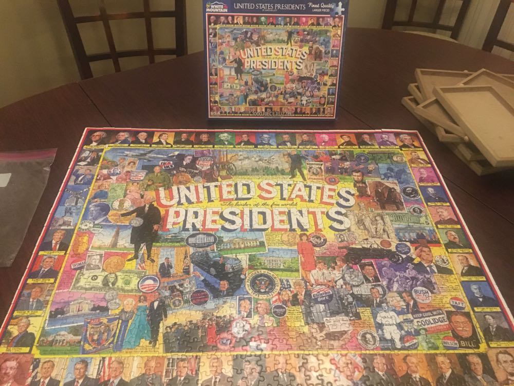 United States Presidents - White Mountain puzzle collectible [Barcode 724819259359] - Main Image 2