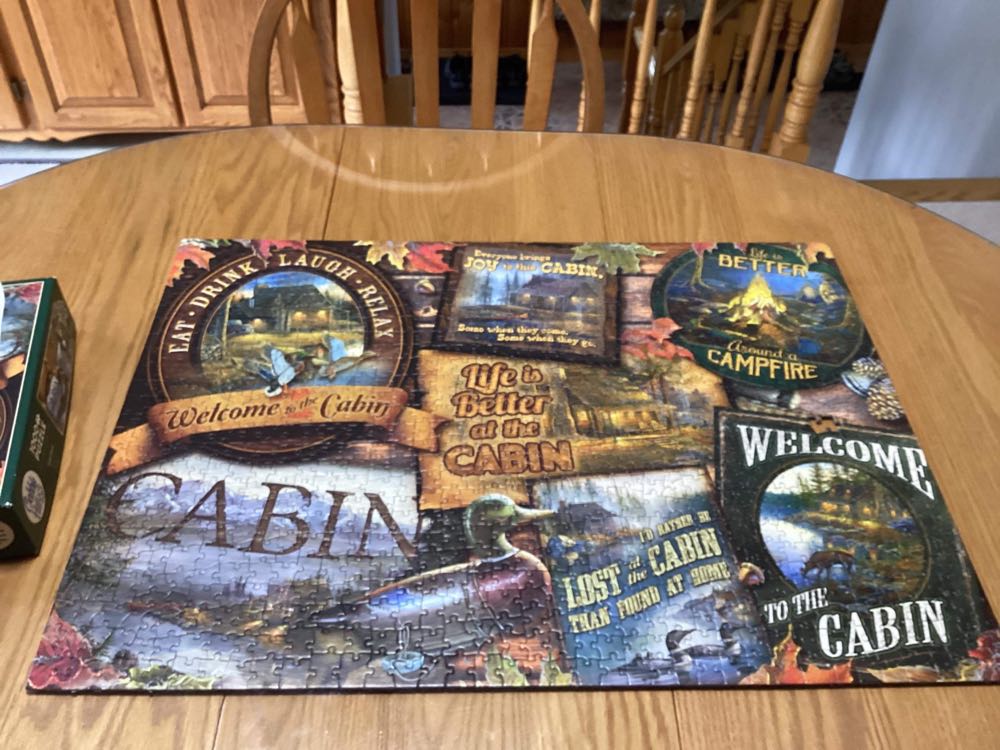 Cabin Signs - Cobble Hill puzzle collectible [Barcode 625012800402] - Main Image 4