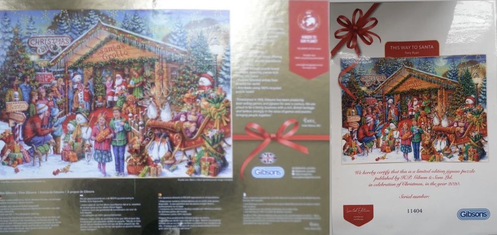 G2020 This Wat To Santa Limited Edition - Gibsons puzzle collectible [Barcode 5012269020205] - Main Image 4