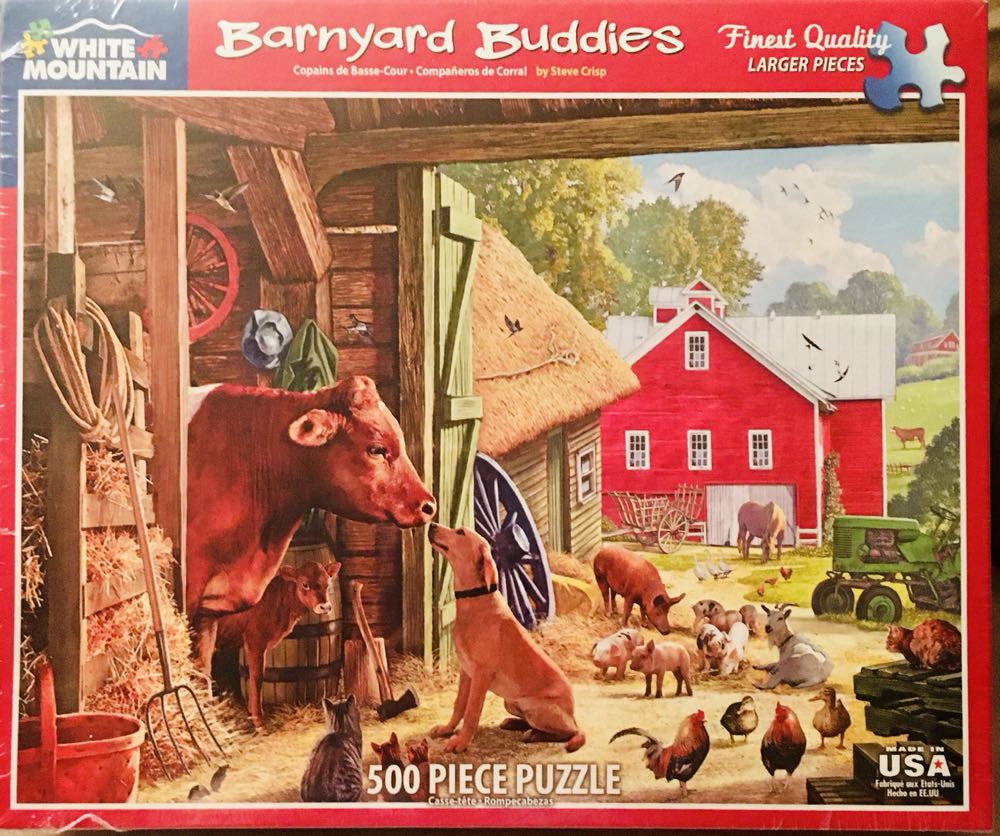 Barnyard Buddies - White Mountain puzzle collectible [Barcode 724819259229] - Main Image 3
