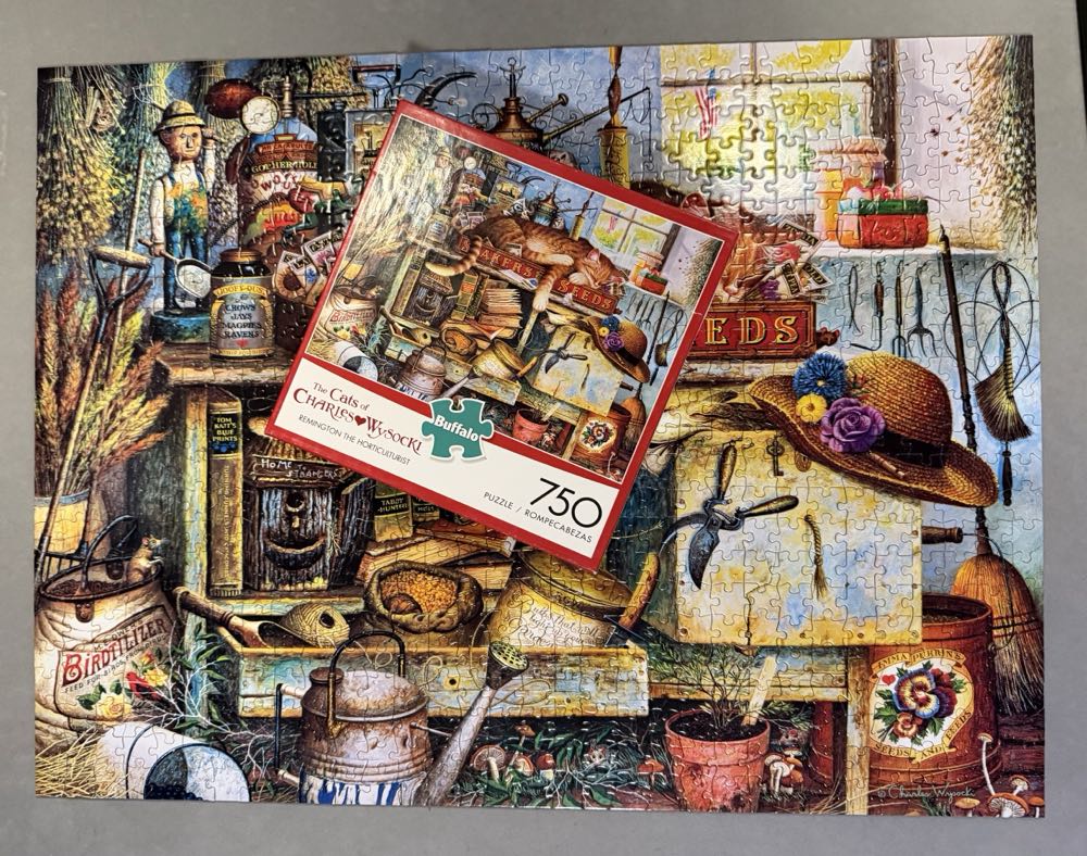 Remington the Horticulturist - Buffalo puzzle collectible [Barcode 079346170784] - Main Image 4