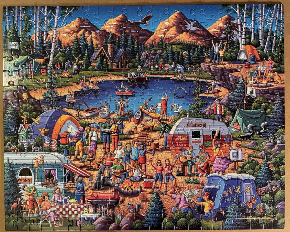 Camping Adventure - 769, 1/16/25 - Dowdle puzzle collectible [Barcode 671095064569] - Main Image 2