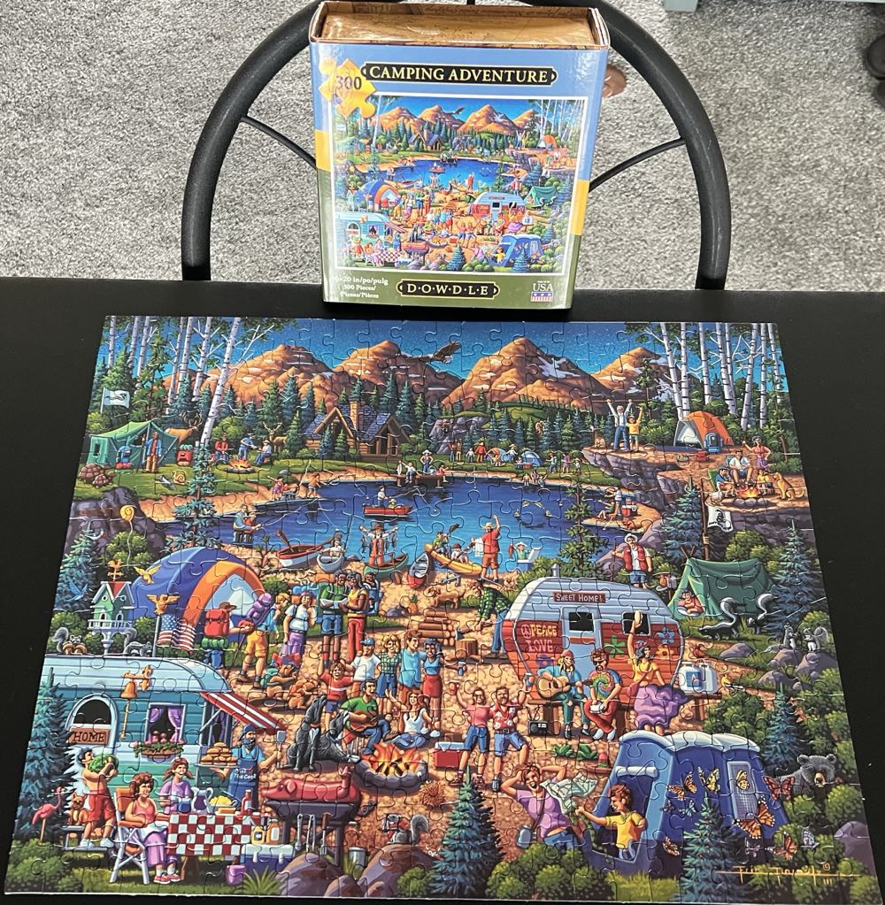 Camping Adventure - 769, 1/16/25 - Dowdle puzzle collectible [Barcode 671095064569] - Main Image 3