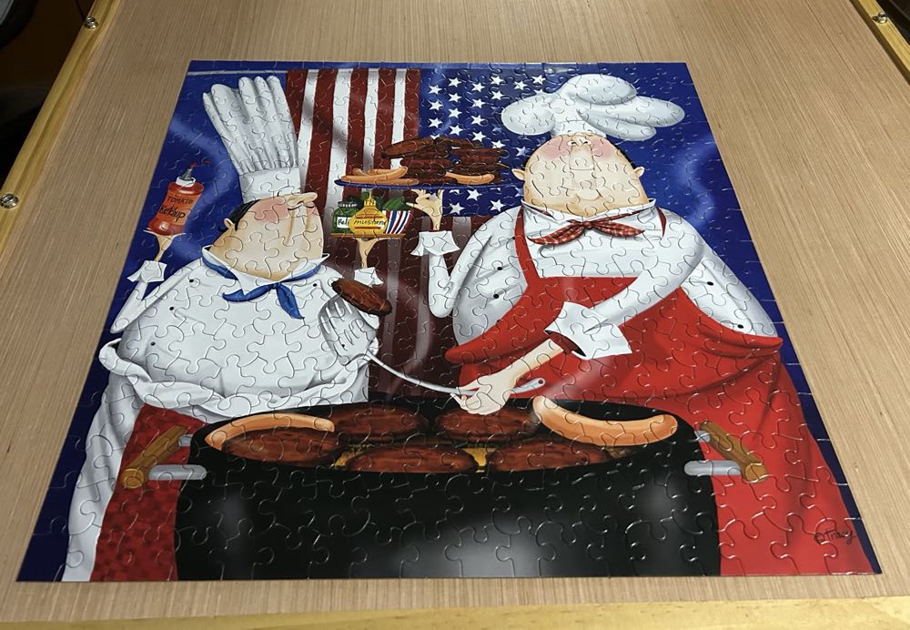 Bon Appetit Patriotic - Ceaco puzzle collectible [Barcode 021081222259] - Main Image 3