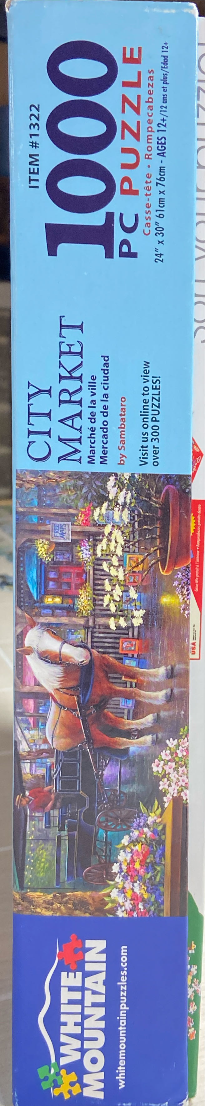 City Market - White Mountain puzzle collectible [Barcode 724819260065] - Main Image 4