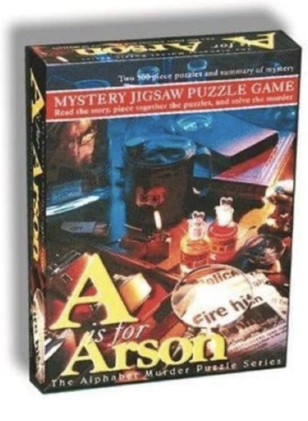 NFS Mystery Jigsaw ‘A’ Is For Arson - Alphabet Mystery 🚫 puzzle collectible [Barcode 018886071014] - Main Image 2