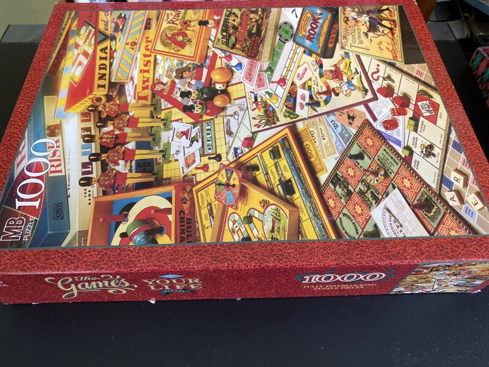 The Games of Your Life • - Milton Bradley puzzle collectible [Barcode 032244044373] - Main Image 2